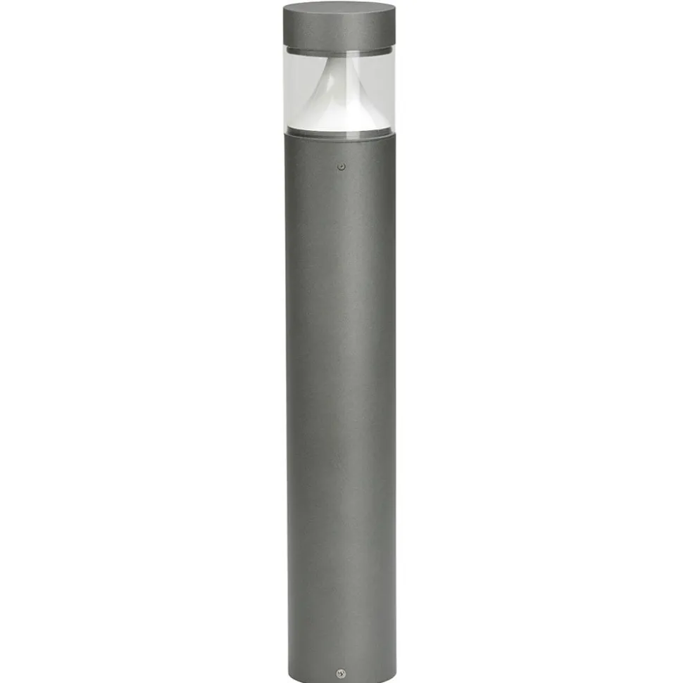LED-gadelampe 2275, antracit/klar