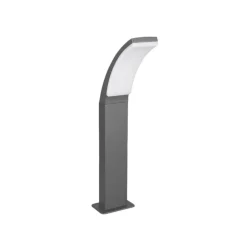 LED-gadelampe Beja, antracit, aluminium, højde 60 cm