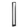 LED-gadelampe RENO, antracit, højde 100 cm, metal, IP54