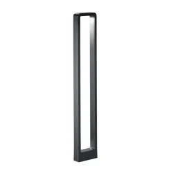 LED-gadelampe RENO, antracit, højde 100 cm, metal, IP54