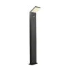 LED-gadelampe Tucanae, grå Højde 100 cm IP54 metal