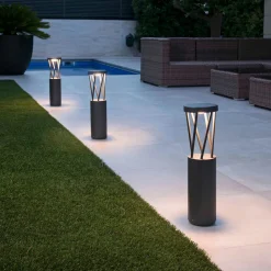 LED-gadelampe Twist