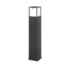 LED-gadelampe Witham, 80 cm høj, antracit, CCT, IP54