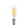 LED glødepære E14 C35 klar 6W 827 720lm dæmpbar