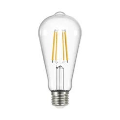 LED glødepære klar E27 3,8W 2700K 806lm sæt med 3 stk