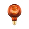 LED-globe E27 G80 4 W filament 2.000 K kobber