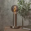 LED globe G95 filament optic E27 3W 1800K røget glas