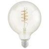 LED-globepære E27 G125 4 W 2.200 K filament