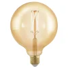 LED-globepære E27 G125 4 W 1.700 K filament guld