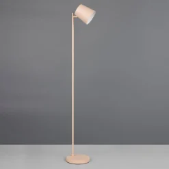 LED-gulvlampe Blake, sand, metal, dæmpbar