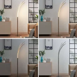LED gulvlampe Boba med flere rammer