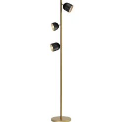 LED-gulvlampe Dome sort
