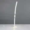 LED-gulvlampe Ginko, hvid mat, metal, højde 110 cm