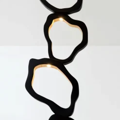 LED-gulvlampe Infernale, fem pærer