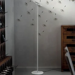 LED-gulvlampe Joshua i hvid