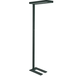 LED-gulvlampe MAULjuvis, sort, 196 cm base dæmpbar