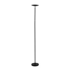 LED-gulvlampe MAULsphere, sort, højde 183 cm