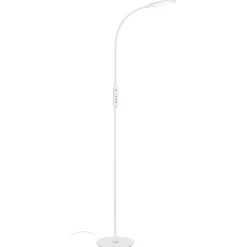 LED-gulvlampe Office Remote, fjernbetjening, hvid