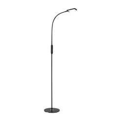 LED-gulvlampe Office Remote, sort, dæmpbar, CCT