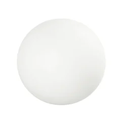 LED-gulvlampe Oh!, Ø 55 cm, E27, polykarbonat, hvid