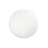LED-gulvlampe Oh!, Ø 38 cm, E27, polykarbonat, hvid