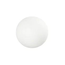 LED-gulvlampe Oh!, Ø 28 cm, E27, polykarbonat, hvid