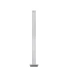 LED-gulvlampe PURE Lines, sølv, fjernbetjening, 140 cm