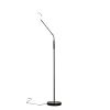 LED-gulvlampe Sorento, sandgrå, højde 138 cm, CCT dæmpbar