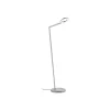 LED-gulvlampe Tessa-S, mat nikkel, CCT, bevægelseskontrol