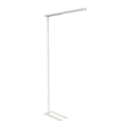 LED-gulvlampe til kontor MAULjet, hvid, højde 195 cm