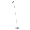 LED-gulvlampe Tom Pro, mat nikkel, 1 lyskilde, CCT, dæmper
