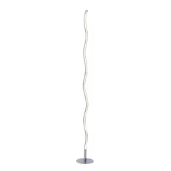 LED-gulvlampe Wave 3.000K 120 cm stål