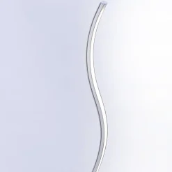 LED-gulvlampe Wave 3.000K 120 cm stål