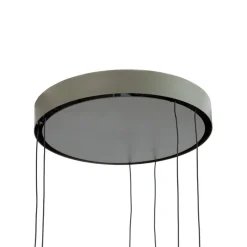 LED-hængelampe CIRCOLO, olivgrøn, Ø 30/45/60 cm, 3 lyskilder