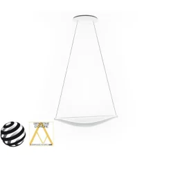 LED-hængelampe Diphy, 76 cm, DALI-dæmpbar