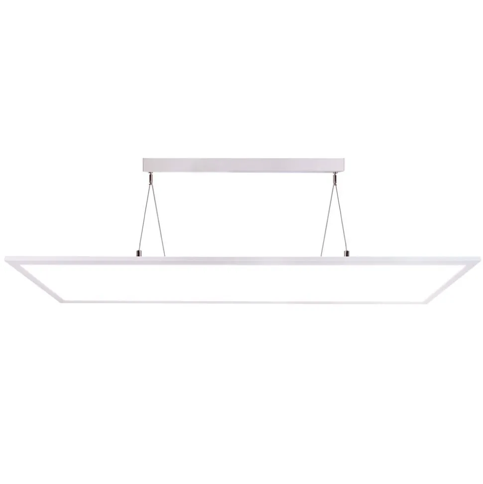 3422 LED-hængelampe, kantet, Dip-Switch, hvid