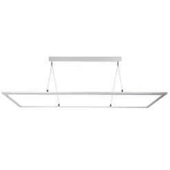 3422 LED-hængelampe, kantet, Dip-Switch, hvid