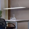 3422 LED-hængelampe, kantet, Dip-Switch, aluminium