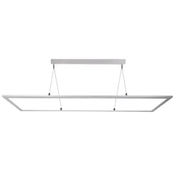 3422 LED-hængelampe, kantet, Dip-Switch, aluminium