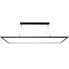 3422 LED-hængelampe, kantet, Dip-Switch, sort