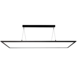 3422 LED-hængelampe, kantet, Dip-Switch, sort