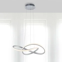LED-hængelampe Maria, dæmpbar, aluminium