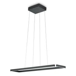 LED-hængelampe Marisa-100, sort mat, 100 x20 cm