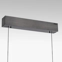 LED-hængelampe PURE E-Popup, platin, glas, CCT, 18-flg.