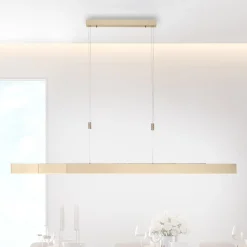 LED-hængelampe PURE Moto, imperial gold, dæmpbar, CCT