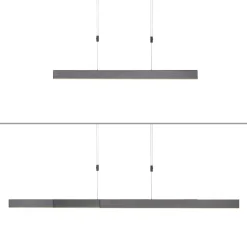 LED-hængelampe PURE Moto, platin, dæmpbar, CCT