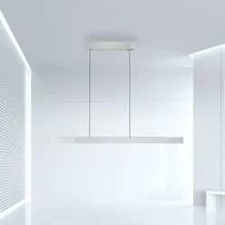 LED-hængelampe PURE Moto-Rise, diamant, aluminium, CCT