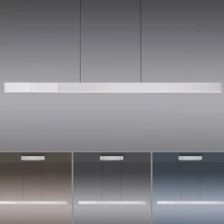 LED-hængelampe PURE Moto-Rise, diamant, aluminium, CCT