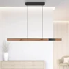 LED-hængelampe PURE Moto-Rise, eg/sort perle, aluminium, CCT