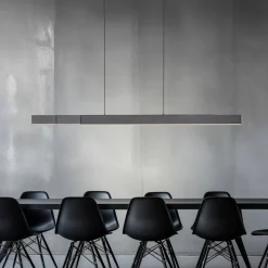 LED-hængelampe PURE Moto-Rise, platin, aluminium, CCT